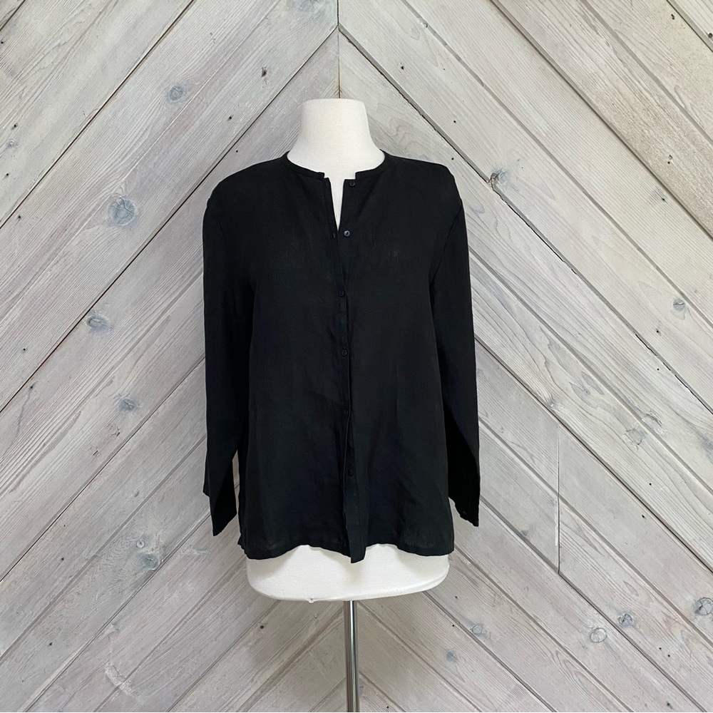 Eileen Fisher Irish Linen Blouse